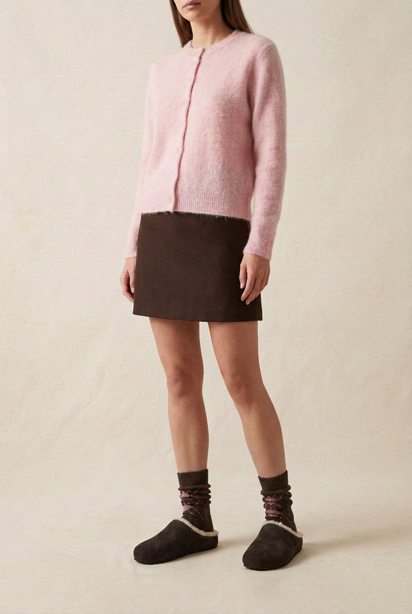 Sabot eco pelliccia Borbonese marrone