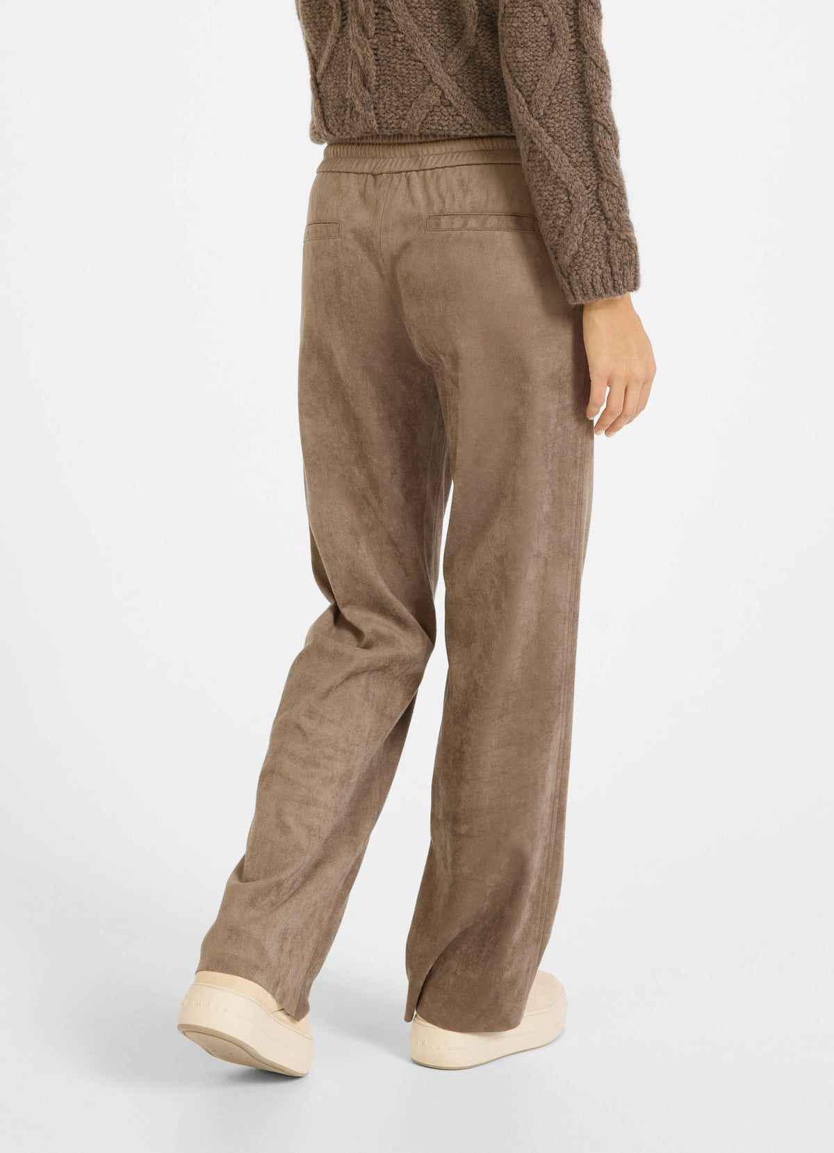 Pantalone tech velour cacao Juvia