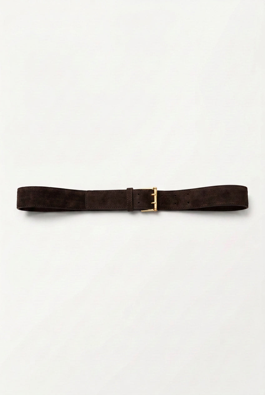 Cintura camoscio marrone  Borbonese