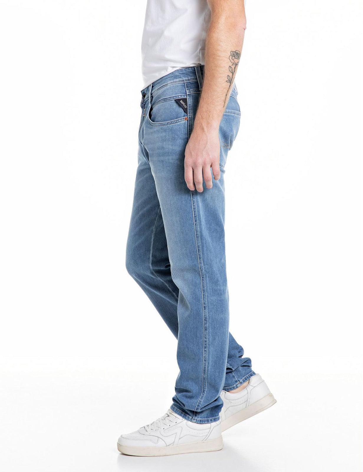 Jeans Anbass denim uomo regular fit Replay
