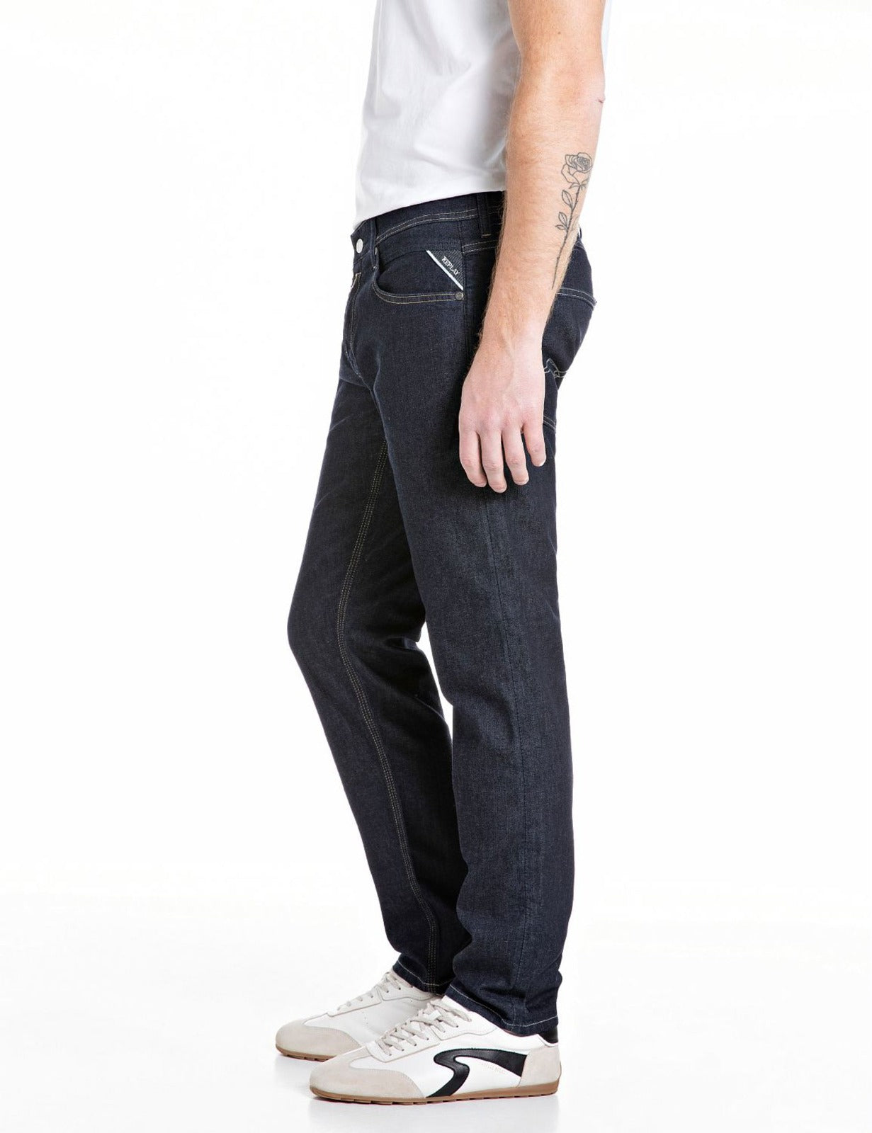 Jeans Willbi blue denim uomo regular fit Replay