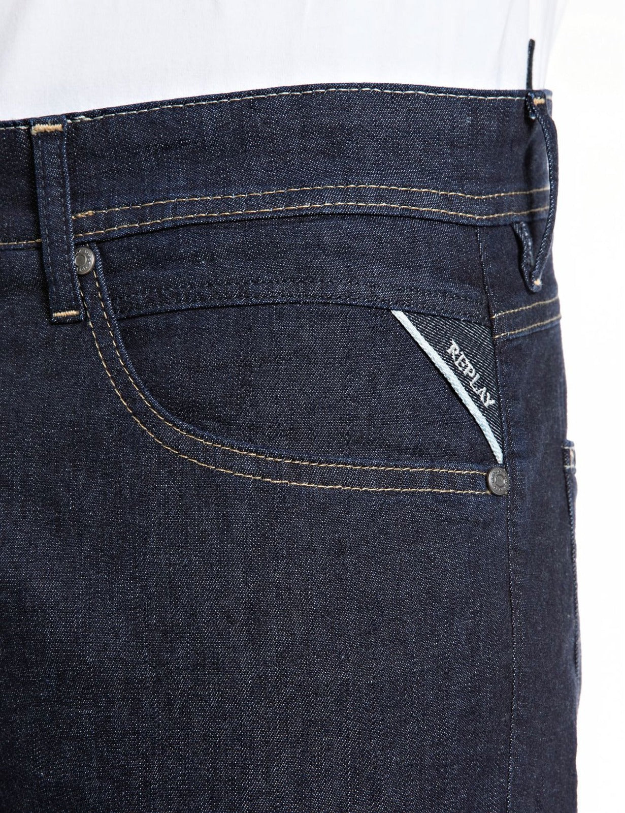 Jeans Willbi blue denim uomo regular fit Replay