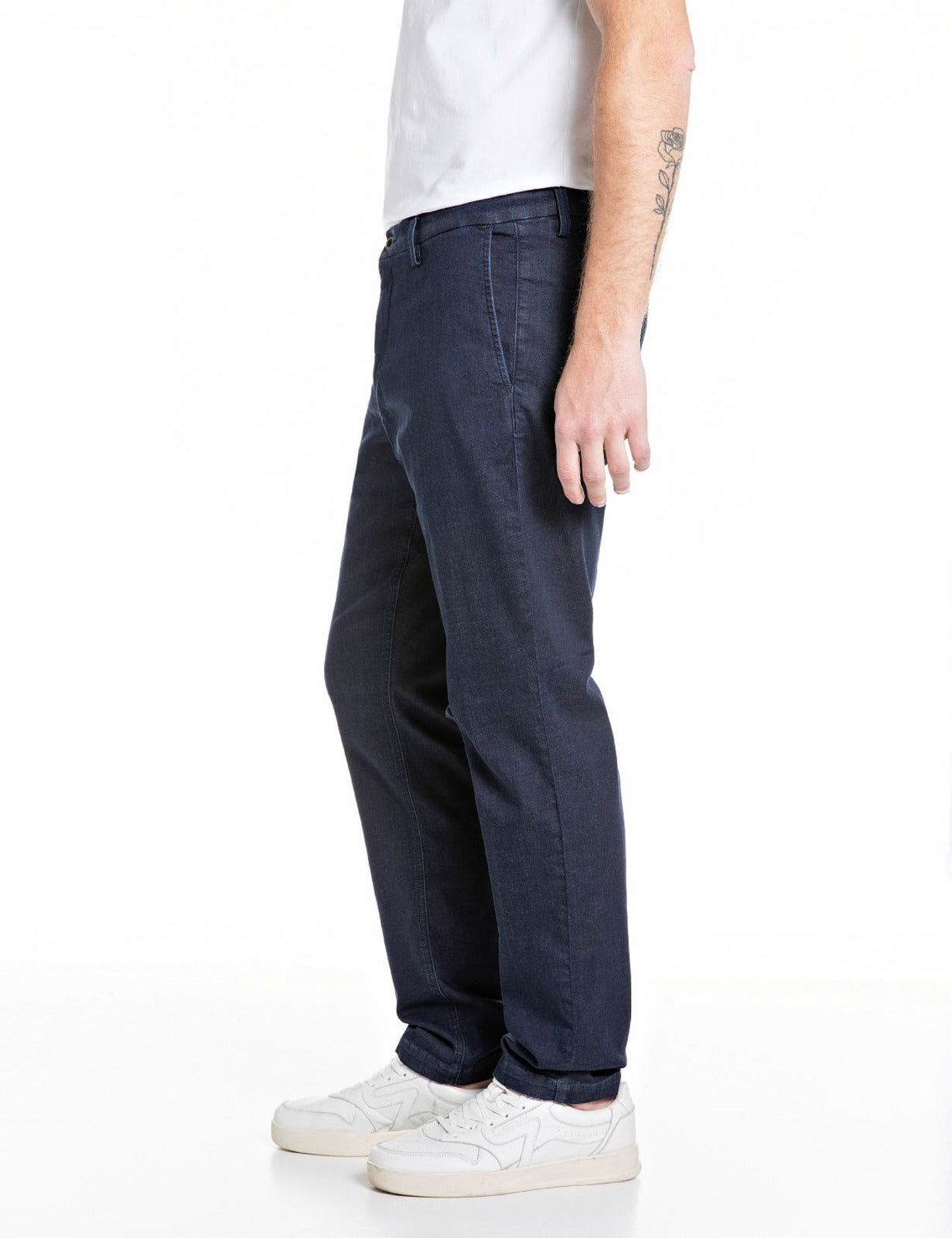Jeans chino blu scuro light regular fit BENNI Replay