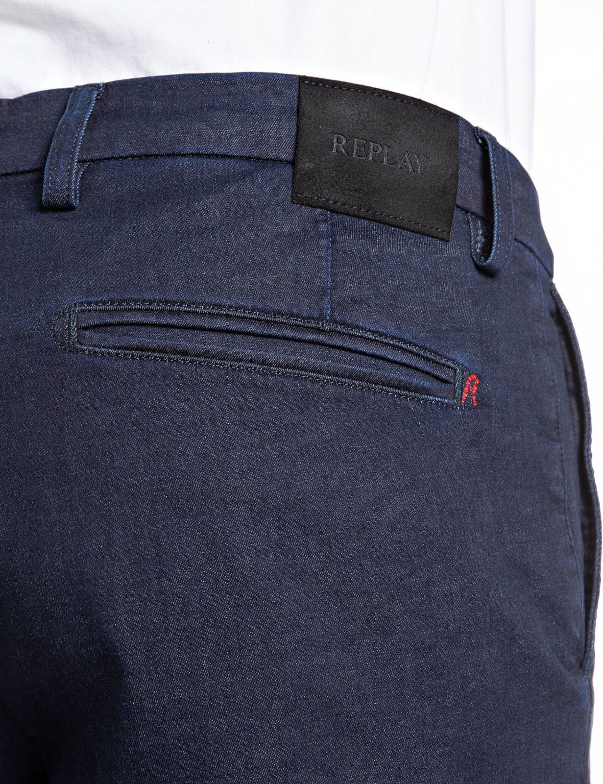 Jeans chino blu scuro light regular fit BENNI Replay