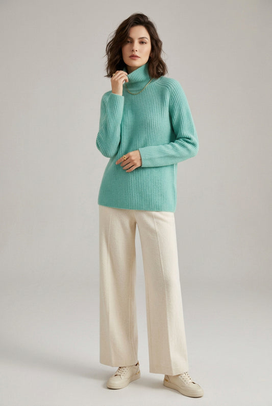 Maglia acquamarina con cappuccio Replay
