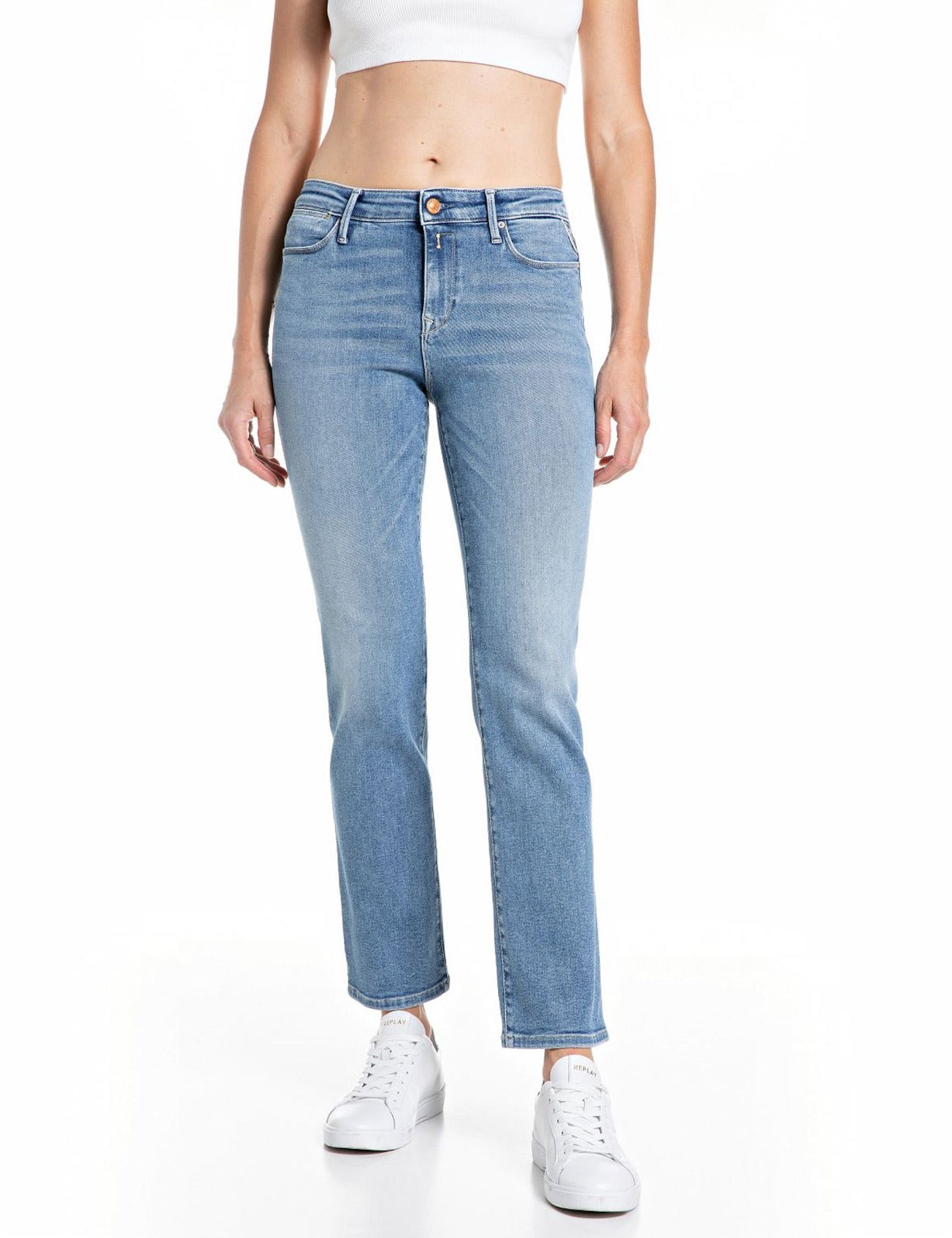 Jeans Zolie straight leg denim Replay