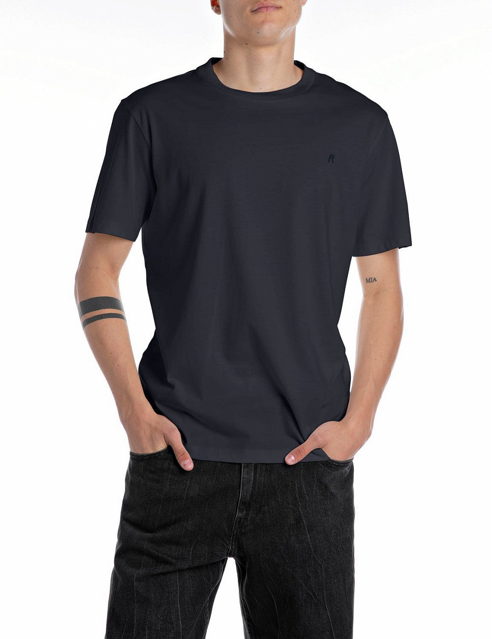T-shirt blu basic Replay