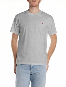 T-shirt grigia basic Replay