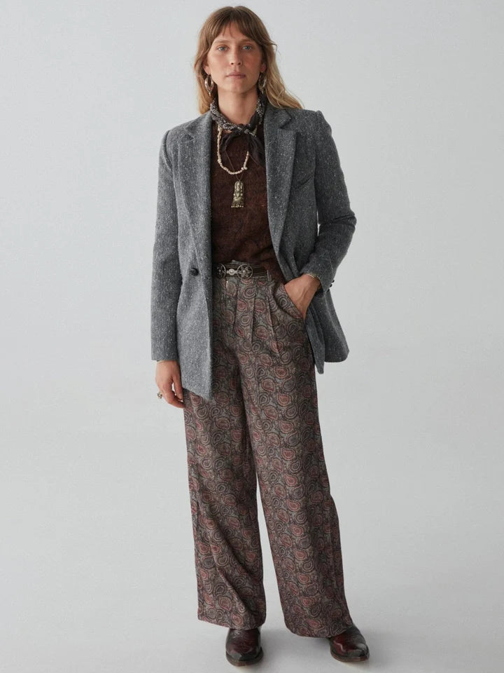 Giacca spinata grigia