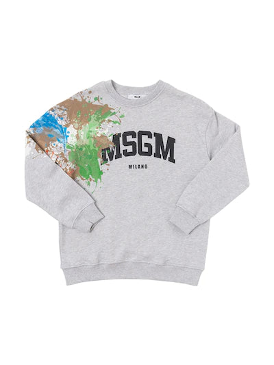 FELPA CON STAMPA GOMMATA