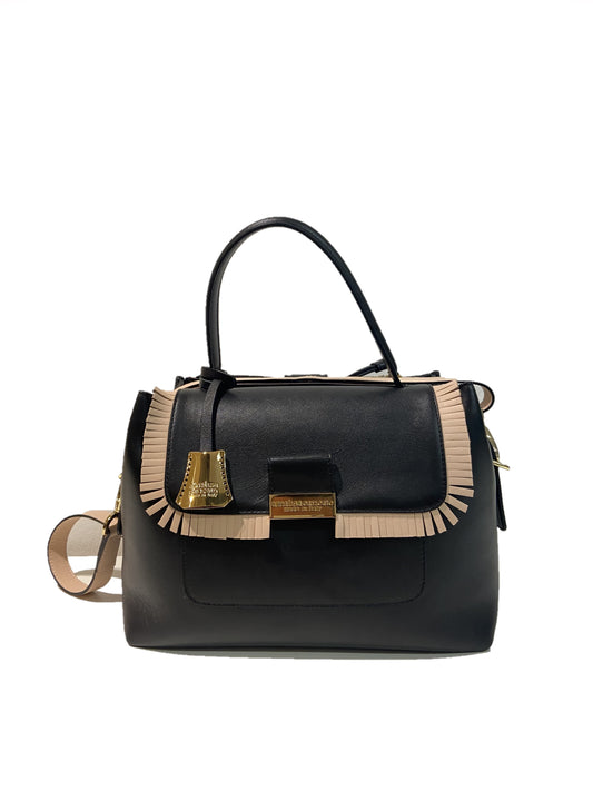 BORSA BICOLORE ANNALISA CARICATO