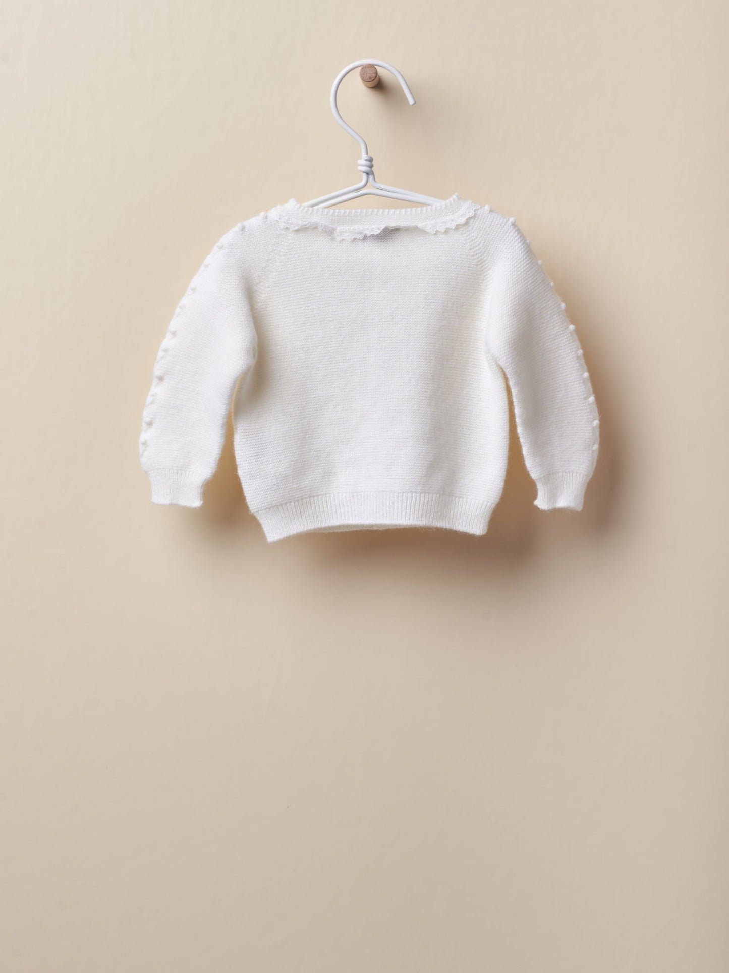 CARDIGAN  BIANCO RICAMI
