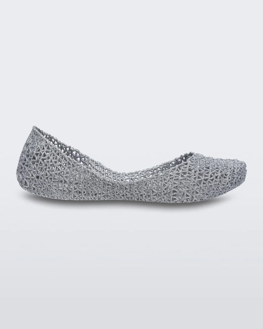 BALLERINA GOMMA silver glitter