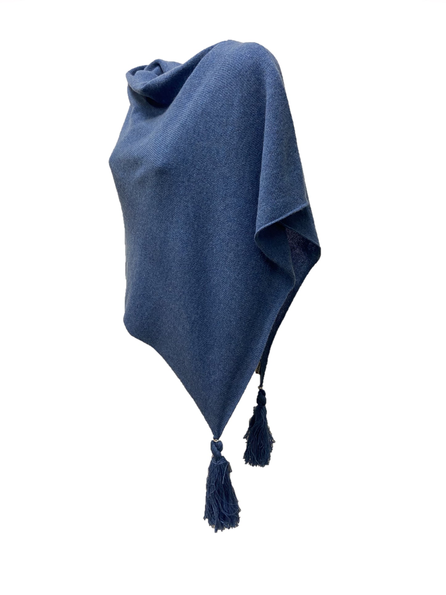Poncho LDYBG 100% cashmere carta da zucchero