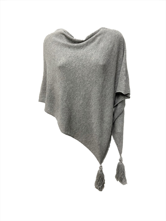 Poncho LDYBG 100% cashmere Grigio