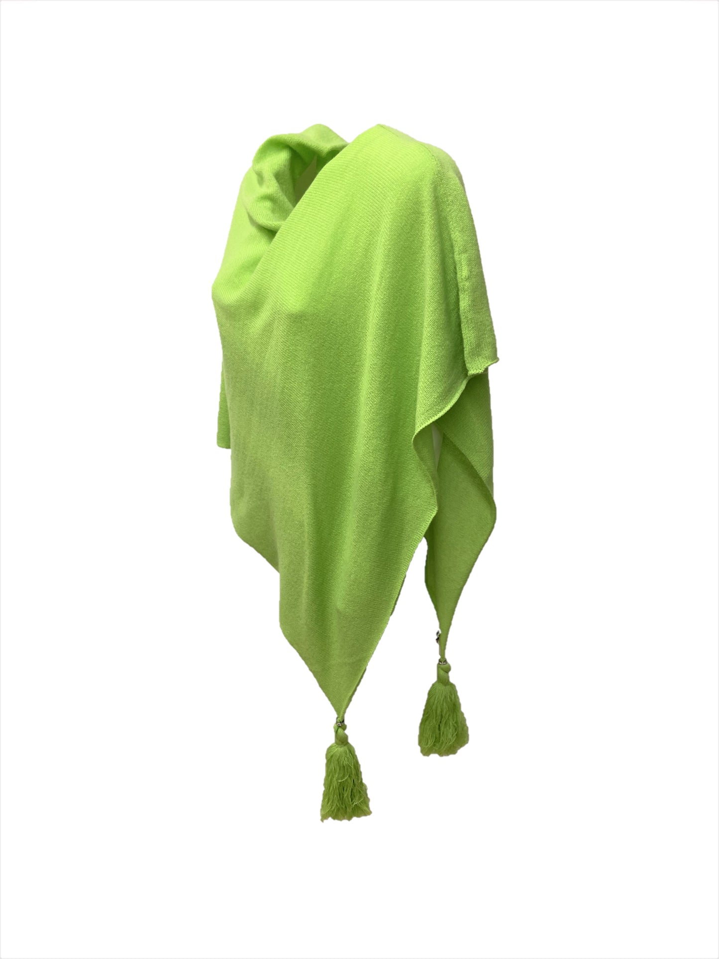 Poncho LDYBG 100% cashmere caterpillar acido