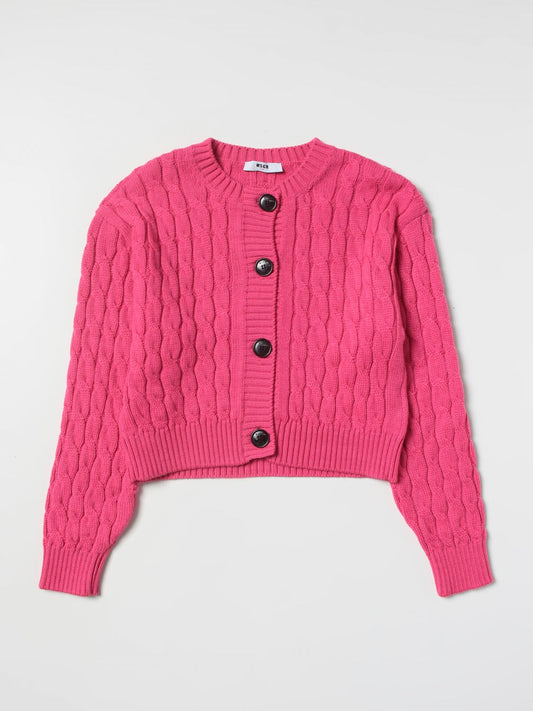 CARDIGAN MSGM FUXIA