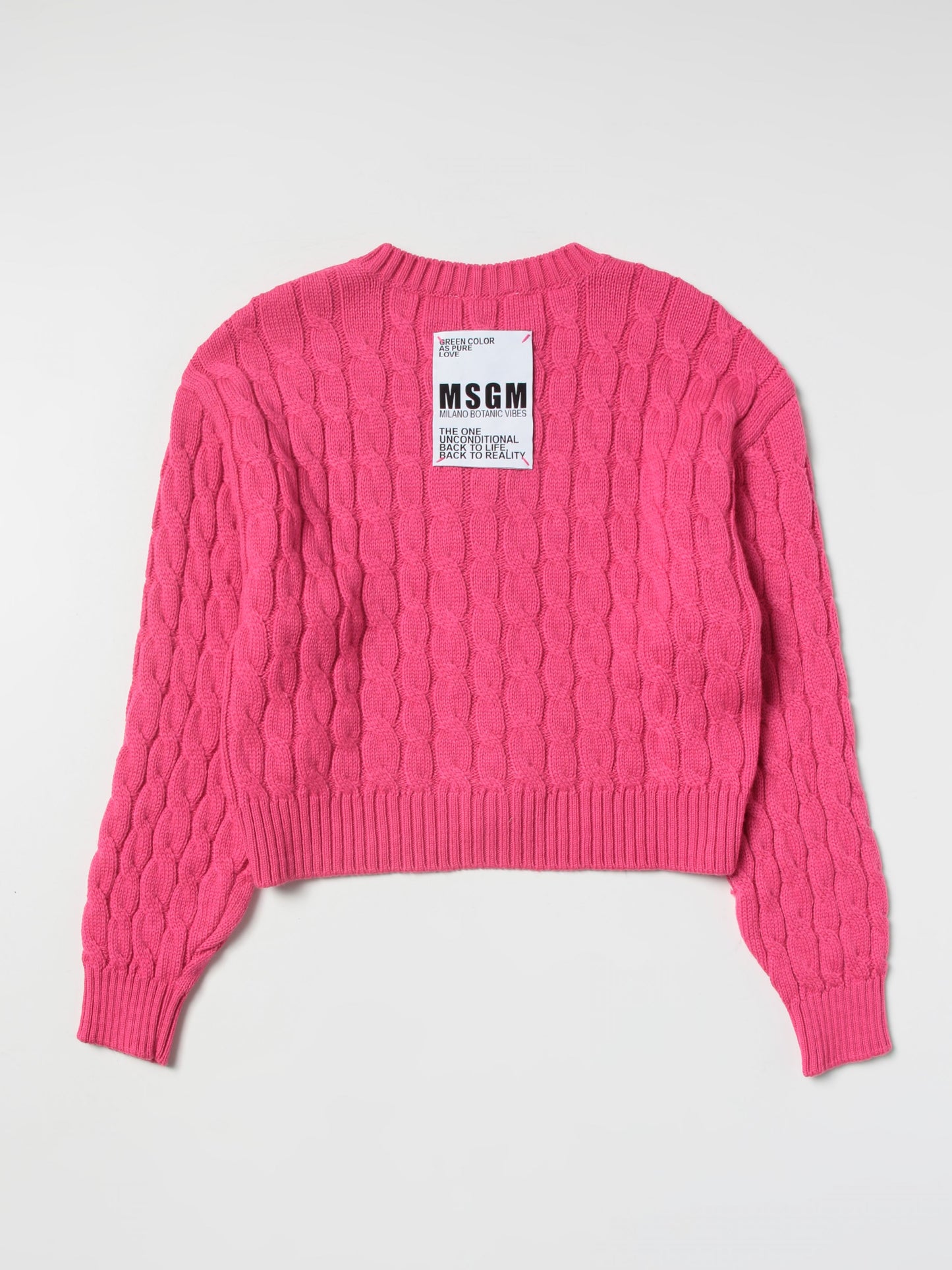 CARDIGAN MSGM FUXIA