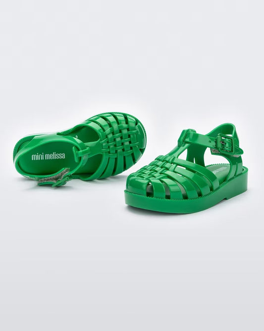 MINI MELISSA POSSESSION SANDALO GOMMA VERDE