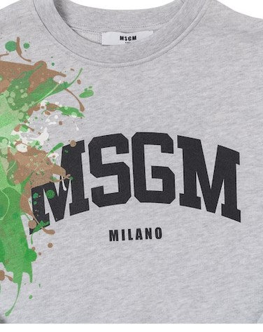 FELPA CON STAMPA GOMMATA