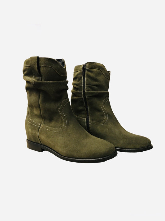 STIVALETTO CAMOSCIO LECCIO