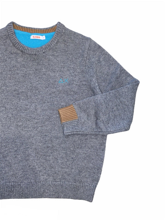 MAGLIONE GIROCOLLO GRIGIO