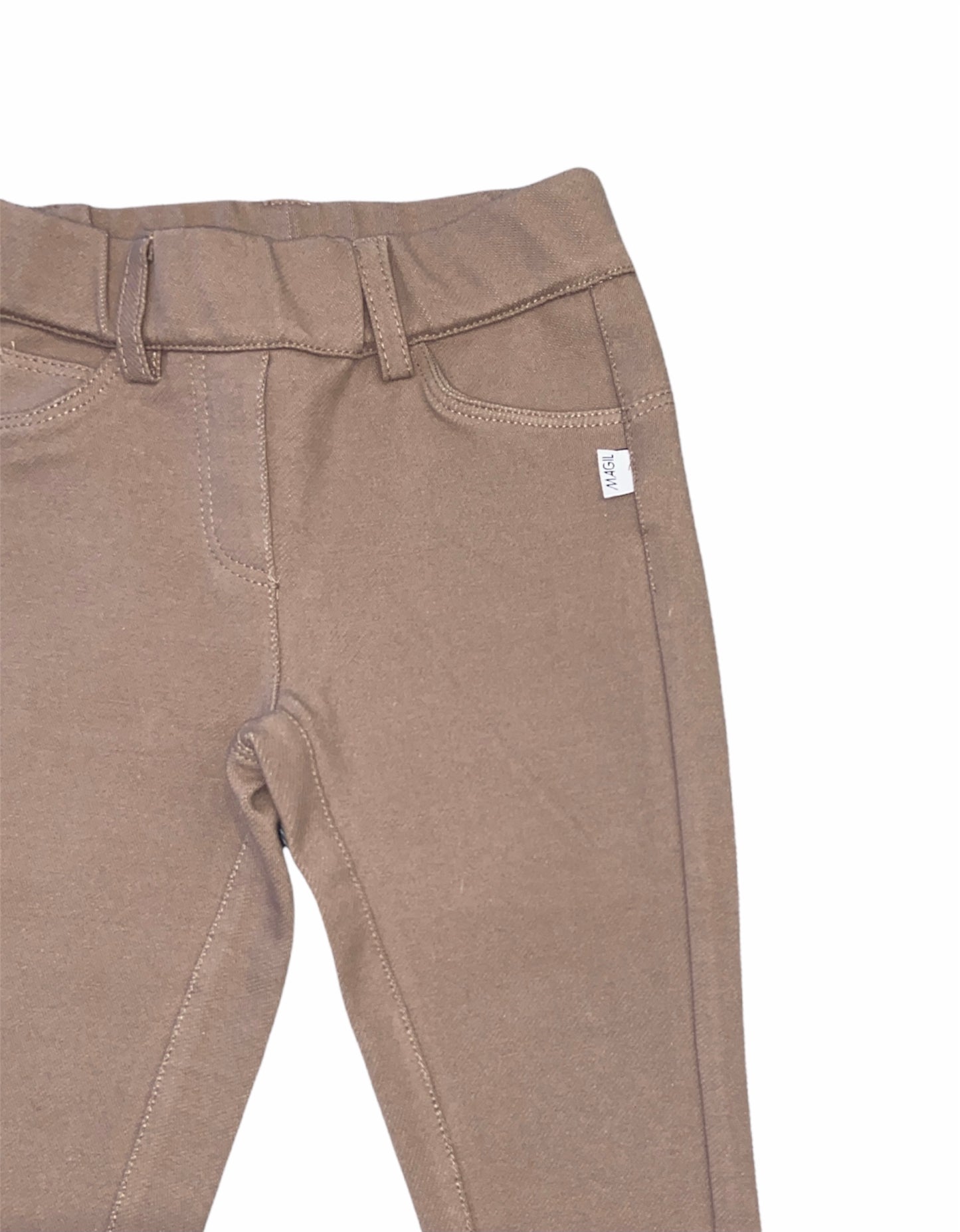 PANTALONE STRETTO JERSEY TORTORA