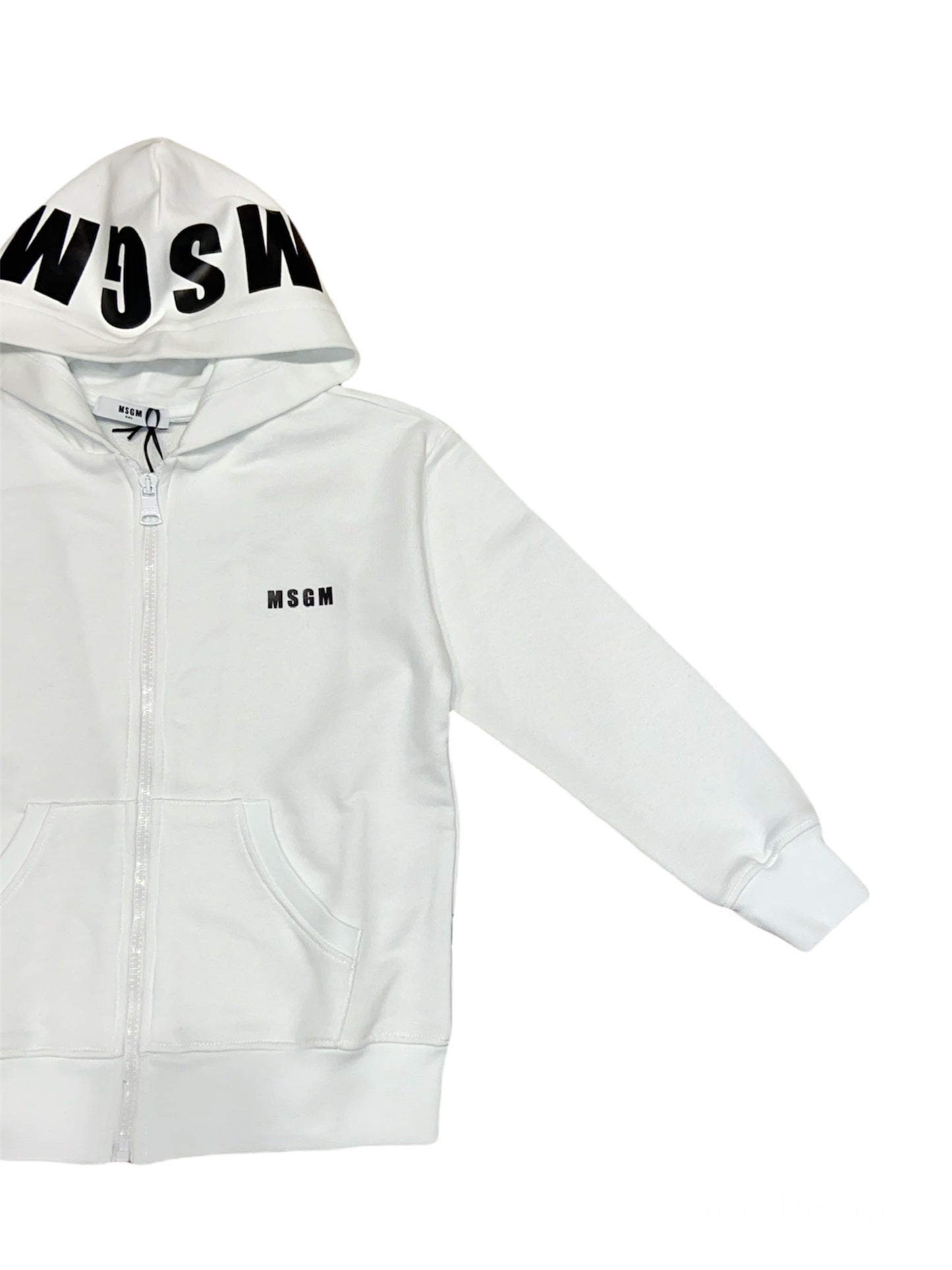 FELPA BIANCA MSGM