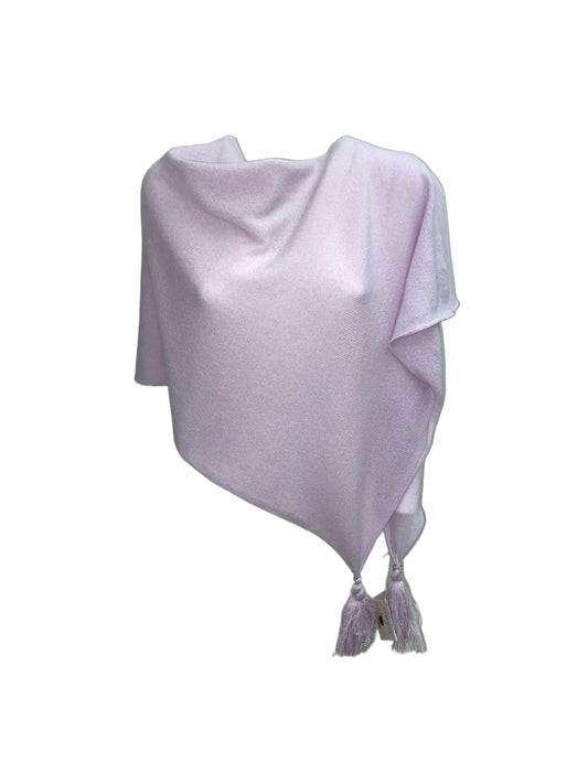 Poncho LDYBG 100% cashmere violetta