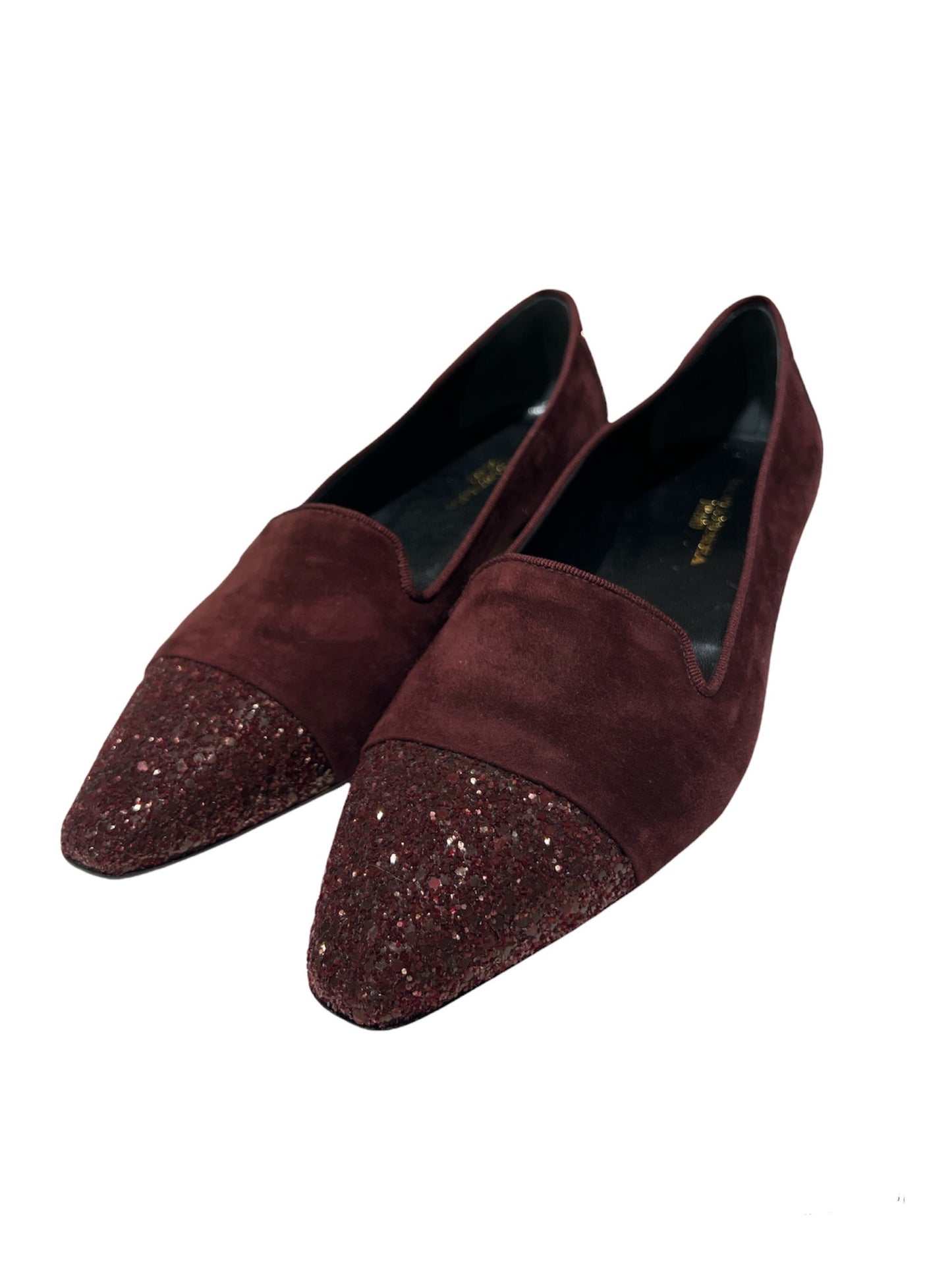 SCARPA CAMOSCIO TRAMONTO GLITTER