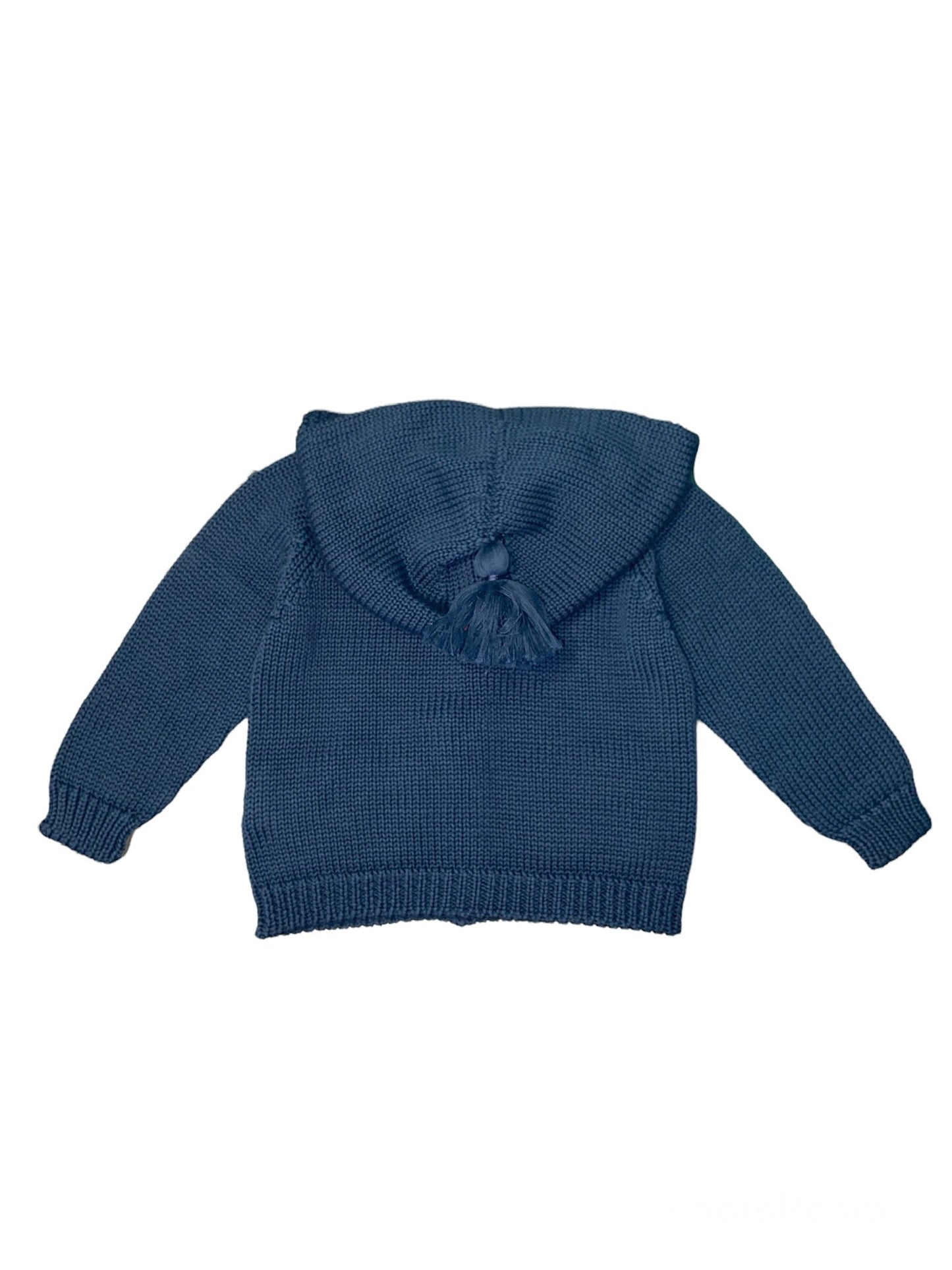 CARDIGAN MAGLIA BLU