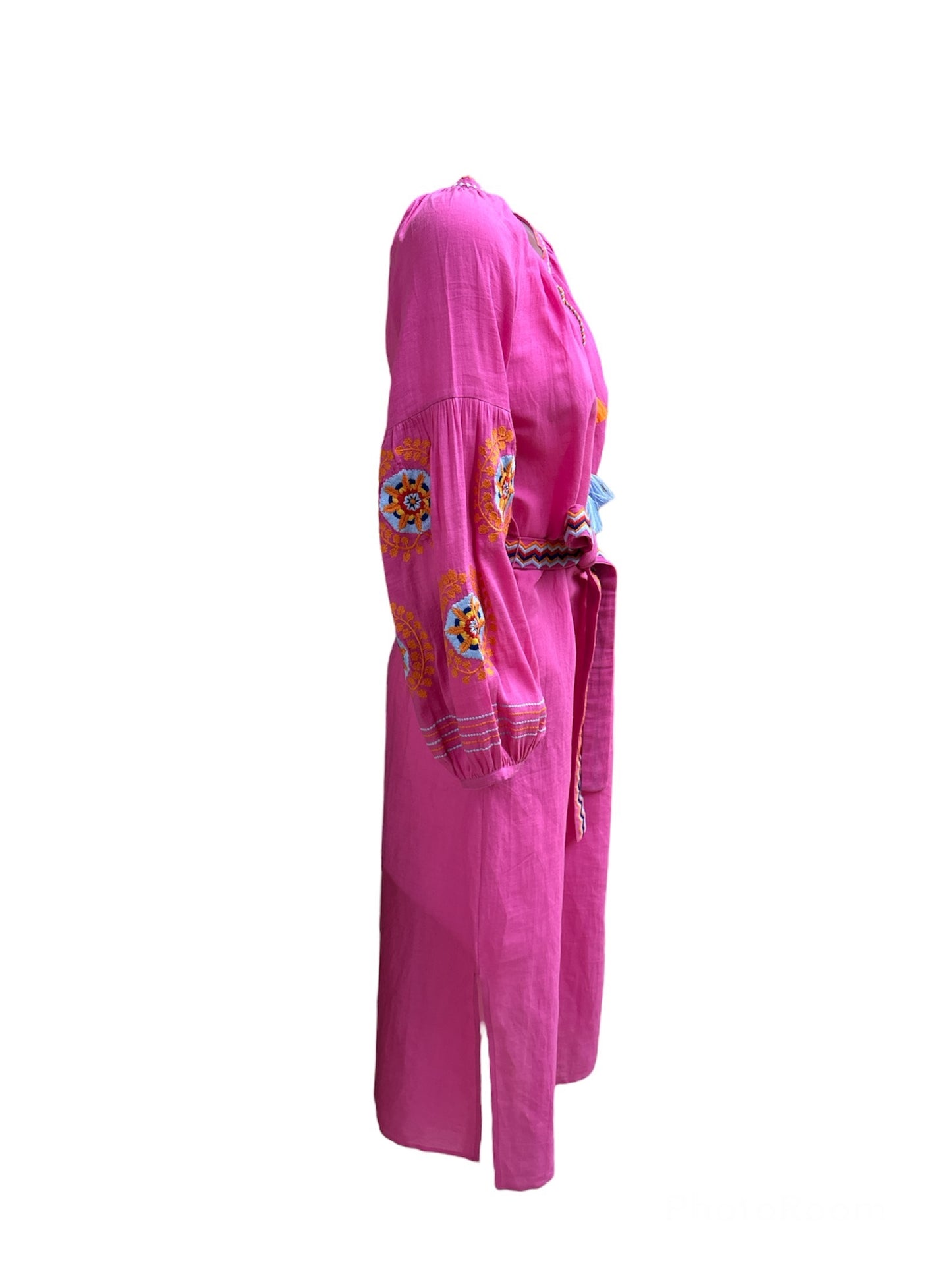 Kaftano Veronica Fuxia Benaras