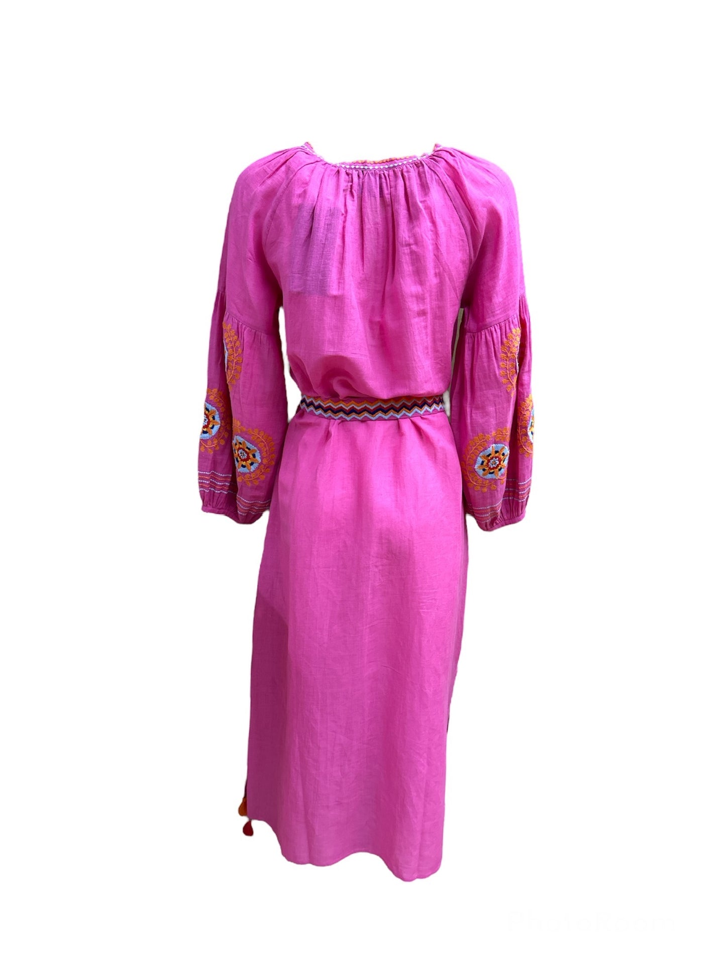 Kaftano Veronica Fuxia Benaras
